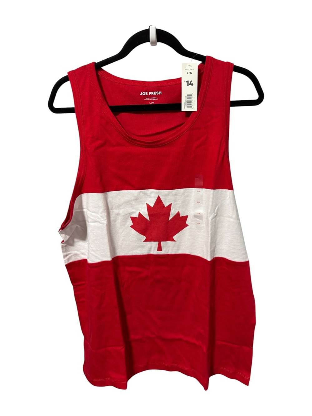 Joe Fresh Red Tee with White Logo
